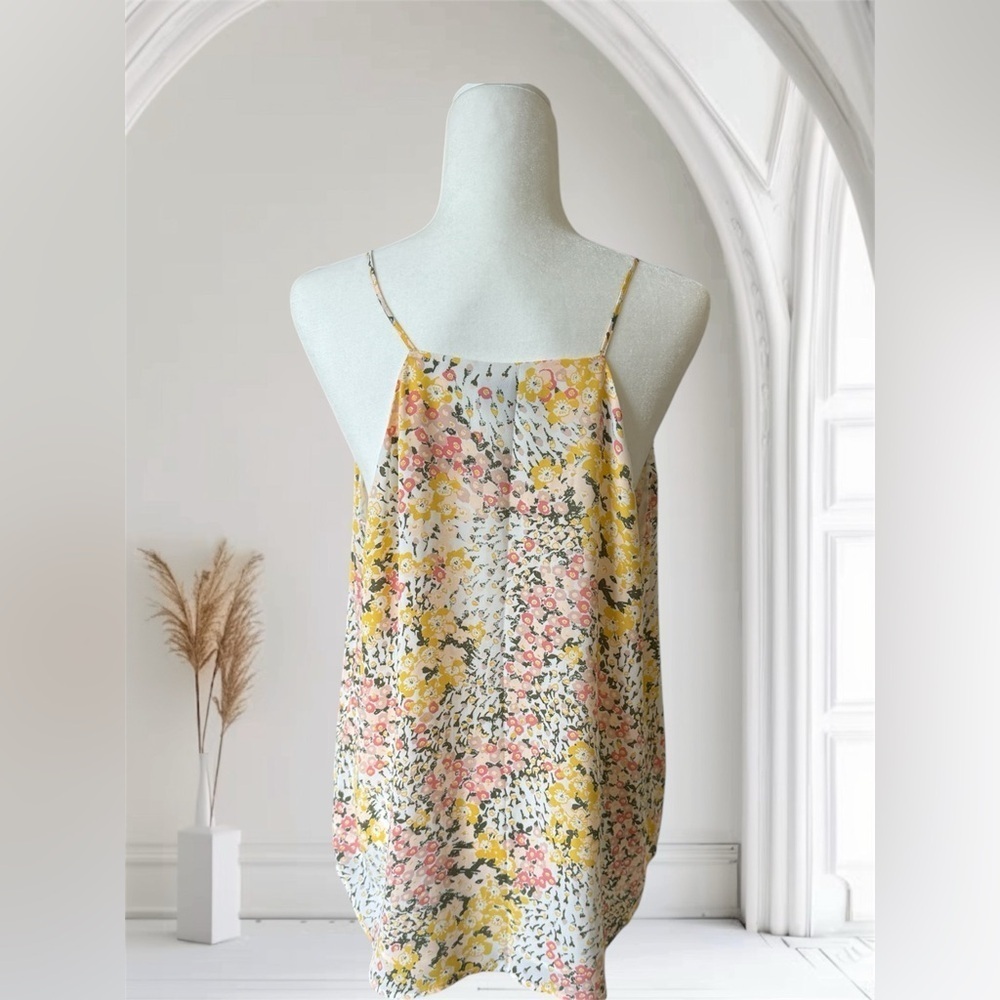 Ann Taylor Loft Floral Spaghetti Strap Top - Picture 2 of 6